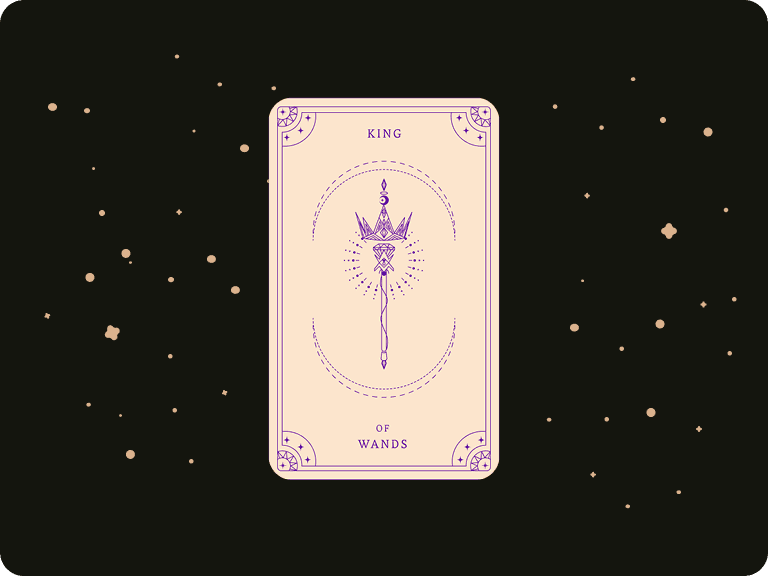 Upright King of Wands by Ceerly