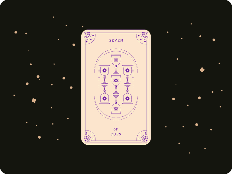 Upright 7 of Cups by Ceerly