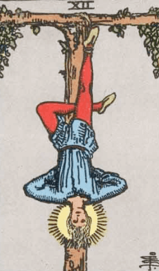 O Enforcado Significado de Carta de Tarô