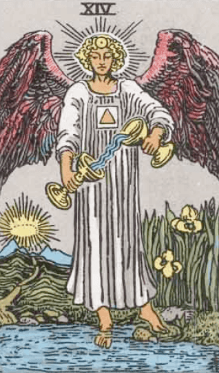 A Temperança Significado de Carta de Tarô