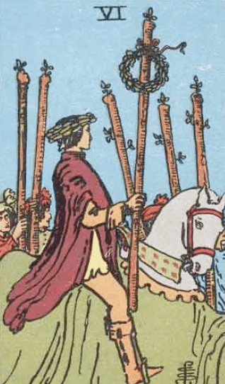 Seis de Paus Significado de Carta de Tarô