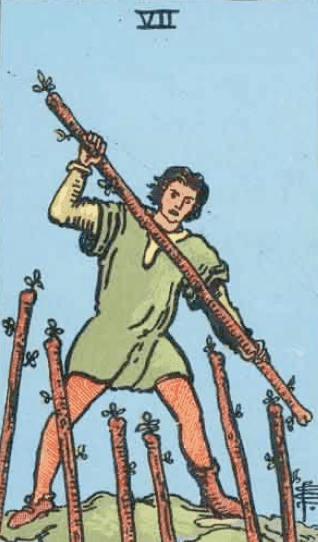 Sete de Paus Significado de Carta de Tarô