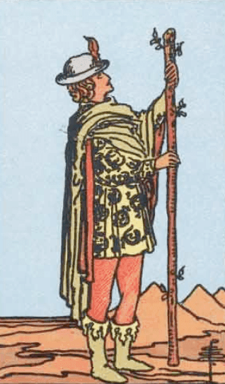 Pajem de Paus Significado de Carta de Tarô