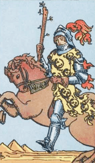 Cavaleiro de Paus Significado de Carta de Tarô