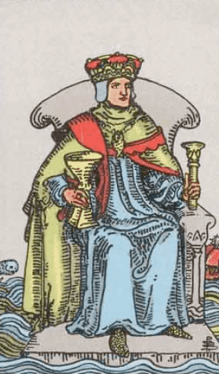 Rainha de Copas Significado de Carta de Tarô