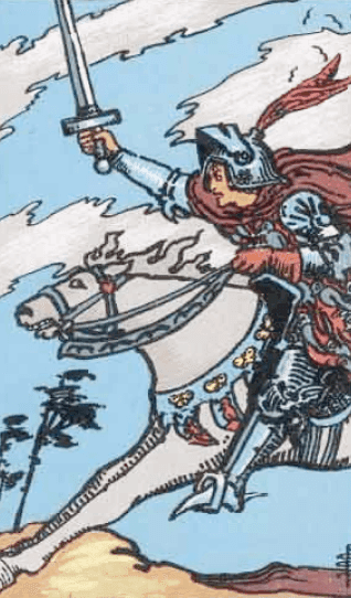 Cavaleiro de Espadas Significado de Carta de Tarô