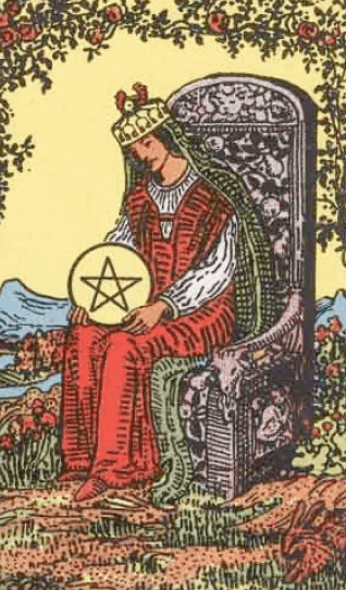 Rainha de Ouros Significado de Carta de Tarô