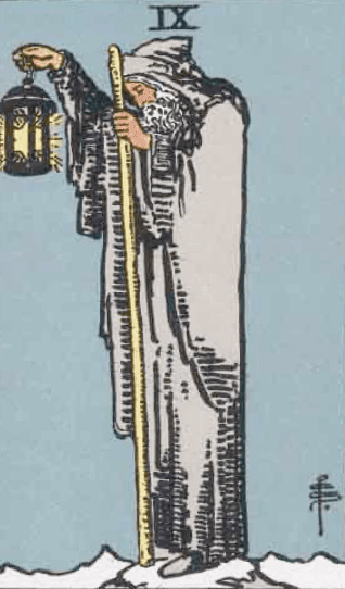 O Eremita Significado de Carta de Tarô