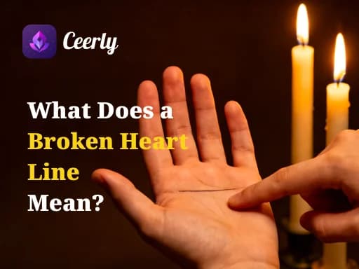 What Does A Broken Heart Line Mean in Palmistry